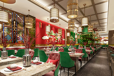 深圳廣式點心茶樓餐飲空間設(shè)計新突破，新風(fēng)格